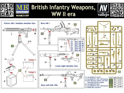 British infantry weapons, WWII era 
