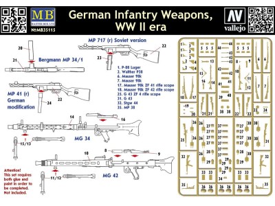 German infantry weapons, WWII 