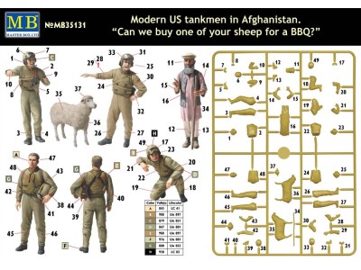 Modern U.S. tankmen in Afghanistan 