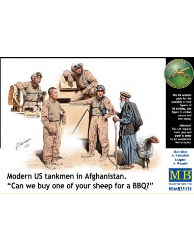 Modern U.S. tankmen in Afghanistan 