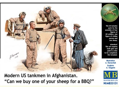 Modern U.S. tankmen in Afghanistan 