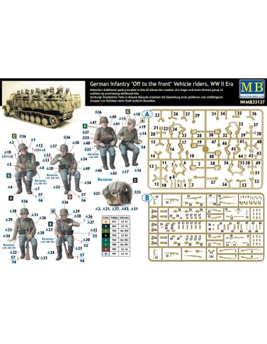 German infantry vehicle riders 
