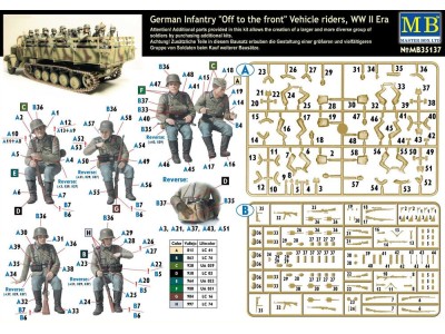 German infantry vehicle riders 