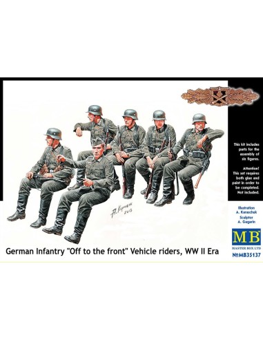 German infantry vehicle riders 