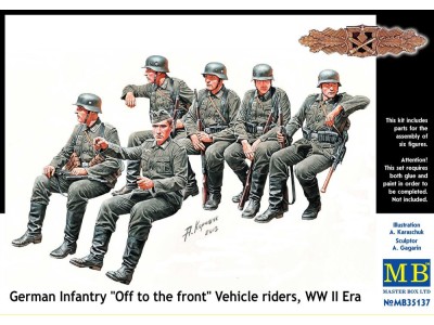 German infantry vehicle riders 