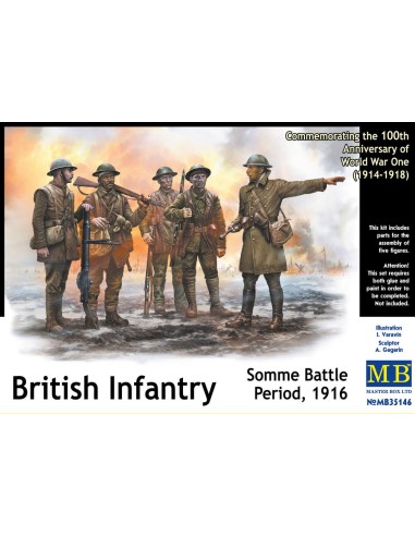 British infantry, Somme battle, 1916 