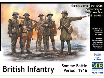 British infantry, Somme battle, 1916 