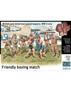 Friendly boxing match.Brit.+Amer.paratro  2