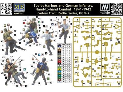 Soviet marines and German infantry,Handt 
