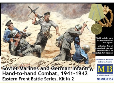 Soviet marines and German infantry,Handt 