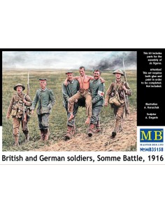 British and German soldiers,Somme Battle  2