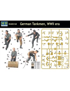 German tankmen, WWII era 