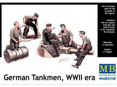 German tankmen, WWII era 