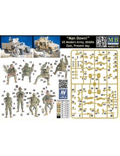 Man Down! U.S. Modern Army,Middle east 