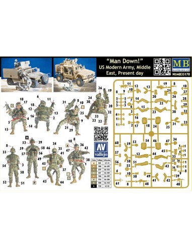 Man Down! U.S. Modern Army,Middle east 