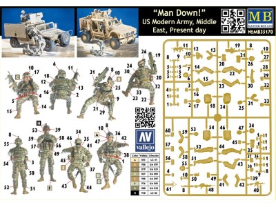 Man Down! U.S. Modern Army,Middle east 
