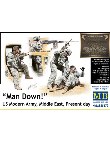 Man Down! U.S. Modern Army,Middle east 