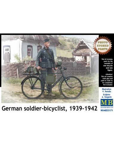 German soldier-bicyclist, 1939-1942 