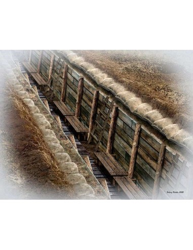 The trench. WWI & WWII era 