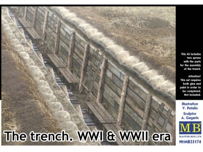 The trench. WWI & WWII era 