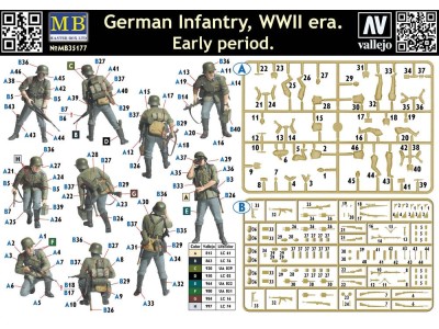 German infantry,WWII era. Early period 