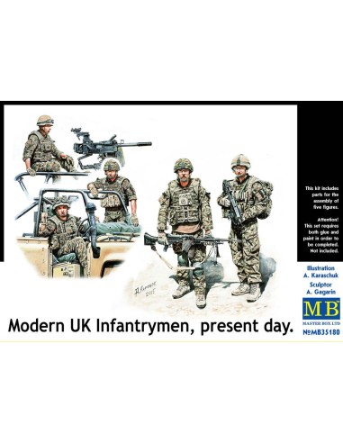 Modern UK infantrymen, present day 