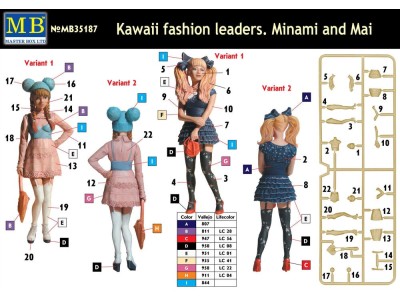 Kawaii fashion leaders.Minami and Mai 