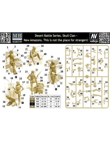 Desert Battle Series. Skull Clan - New Amazons 