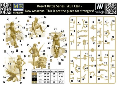 Desert Battle Series. Skull Clan - New Amazons 