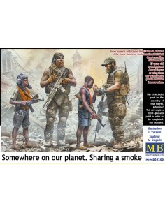Somewhere on our planet. Sharing a smoke  2
