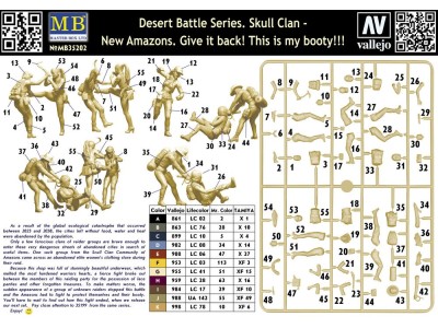 Desert Battle Series. Skull Clan-New Amazons 