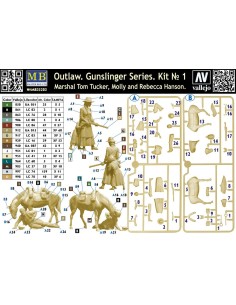 Outlow. Gunslinger series Kit No.1. Marshal Tom Tucker,Molly a.RebeccaHanson 