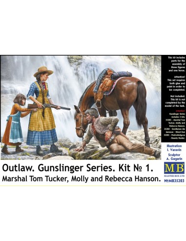 Outlow. Gunslinger series Kit No.1. Marshal Tom Tucker,Molly a.RebeccaHanson 