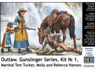 Outlow. Gunslinger series Kit No.1. Marshal Tom Tucker,Molly a.RebeccaHanson 