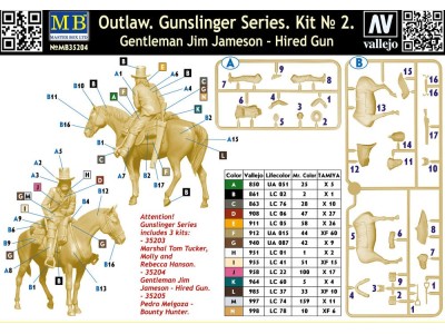 Outlow. Gunslinger series. Kit No.2. Gentleman Jim Jameson - Hired Gun 