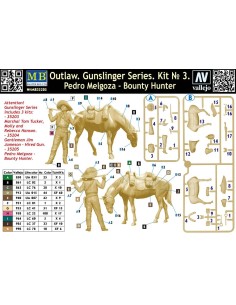 Outlow. Gunslinger series. Kit No.3. Pedro Melgoza - Bounty Hunter 