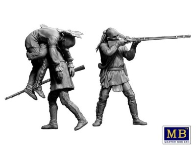 Wounded brother. Indian Wars series, XVIII century. Kit No. 2 