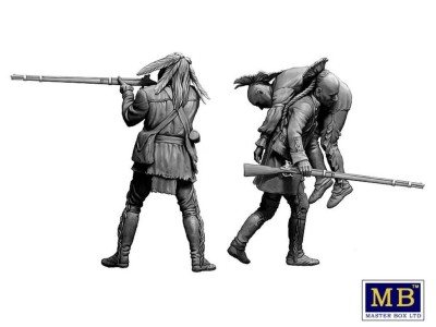 Wounded brother. Indian Wars series, XVIII century. Kit No. 2 