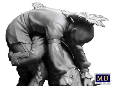 Wounded brother. Indian Wars series, XVIII century. Kit No. 2 