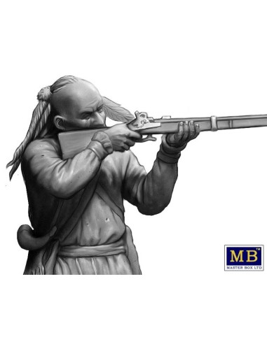 Wounded brother. Indian Wars series, XVIII century. Kit No. 2 