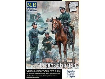Urgent Dispatch. German Military Men, WWII era 