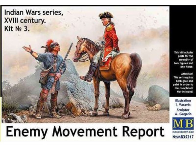 Enemy Movement Report. Indian Wars Series, XVIII century. Kit No. 3 