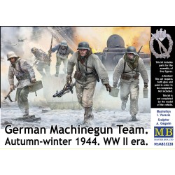 German Machinegun Team. Autumn-winter 1944. WWII era  2