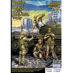 Ukrainian soldiers Defence of Kyiv March2022 Russian-Ukrainian War serieKit No1  2