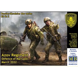 Russian-Ukrainian War series,Kit No 2.Azov Regiment,Defence of Mariupol,March20  2