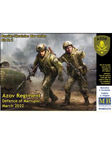 Russian-Ukrainian War series,Kit No 2.Azov Regiment,Defence of Mariupol,March20 