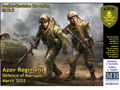 Russian-Ukrainian War series,Kit No 2.Azov Regiment,Defence of Mariupol,March20 