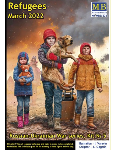 Russian-Ukrainian War series, Kit No 5. Refugees, March 2022 