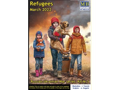 Russian-Ukrainian War series, Kit No 5. Refugees, March 2022 