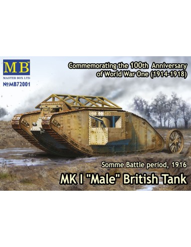 Mk I "Male"British tank,Somme battle1916 